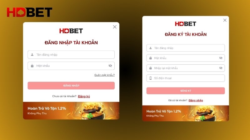 Thao tác đăng ký tài khoản nhanh gọn và hoàn toàn miễn phí